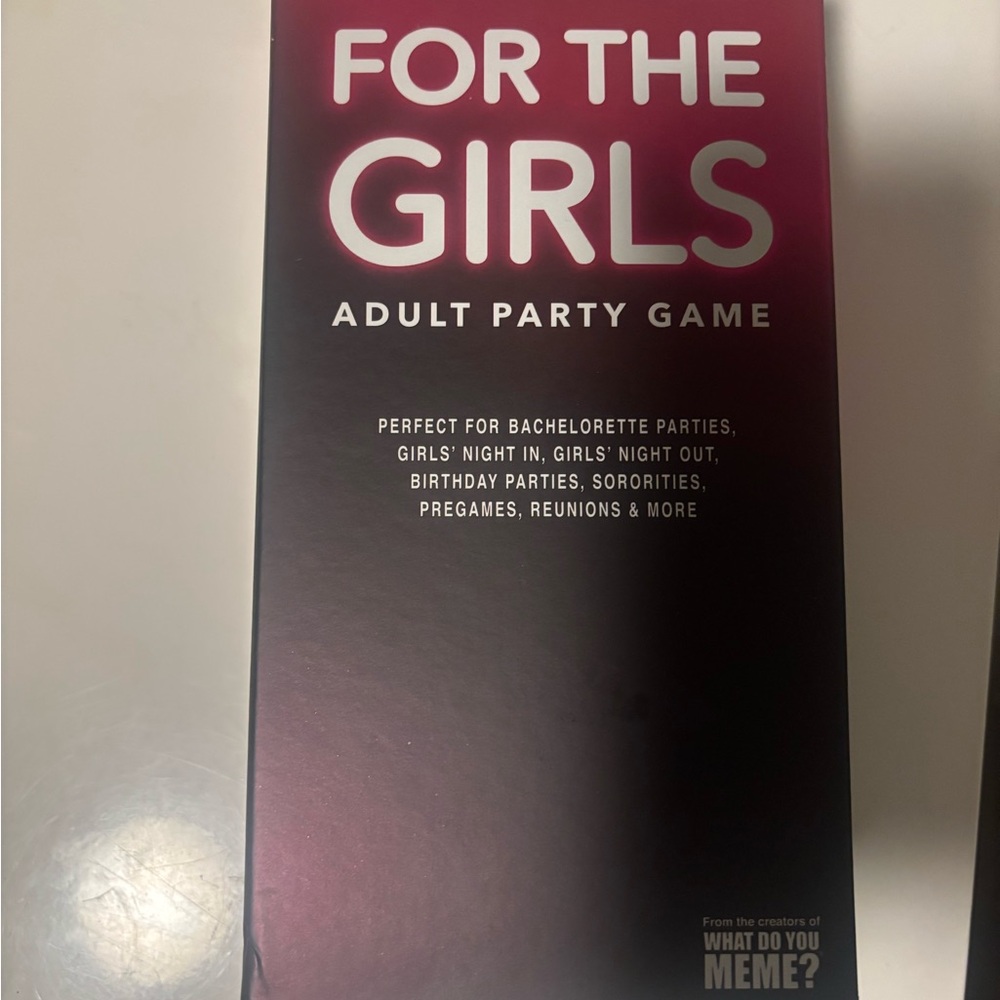 For The Girls Adult Party Game